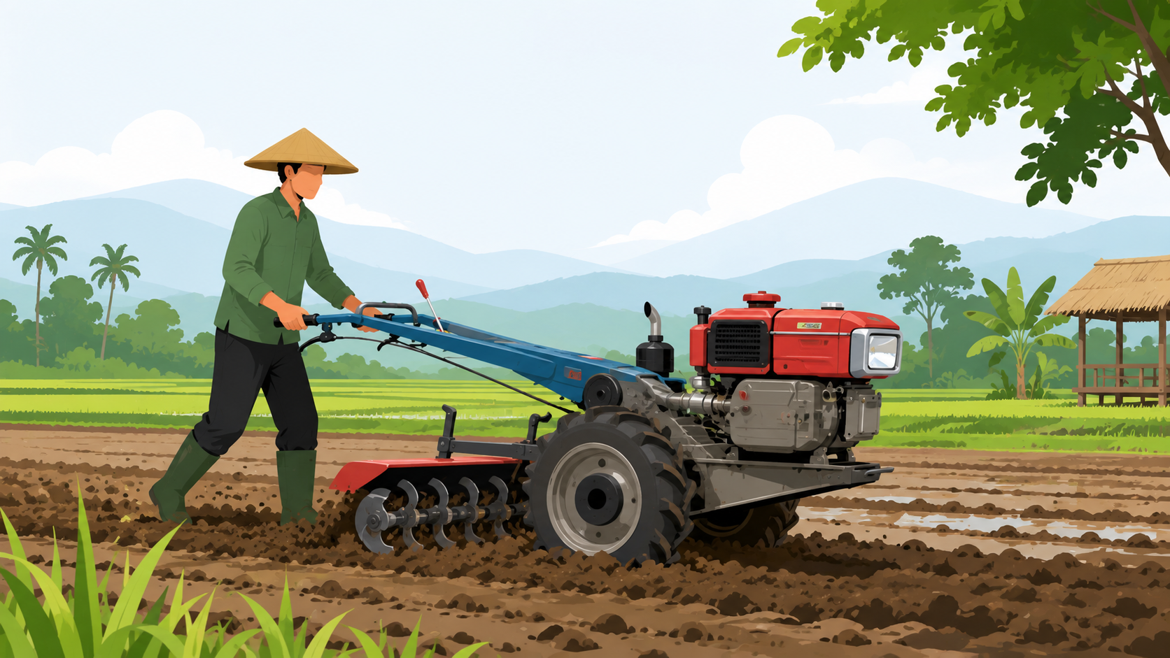 Peran Strategis Traktor Tangan
